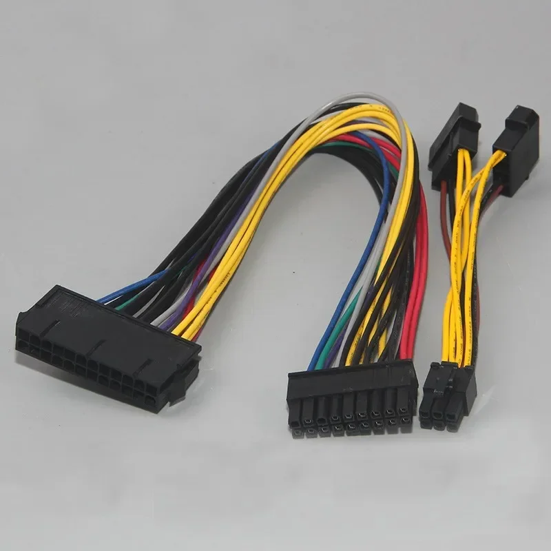 Atx Dual Ide Molex Converter Adapter Cabo de Alimentação para hp Z600 Servidor Workstation 18awg 24pin para 18pin 6pin