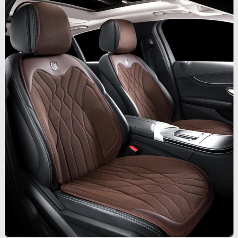 아이스 실크 카시트 커버, 사계절 범용 시트 보호, 미끄럼 방지 매트, 고급 자동차 인테리어 장식 시트 쿠션 