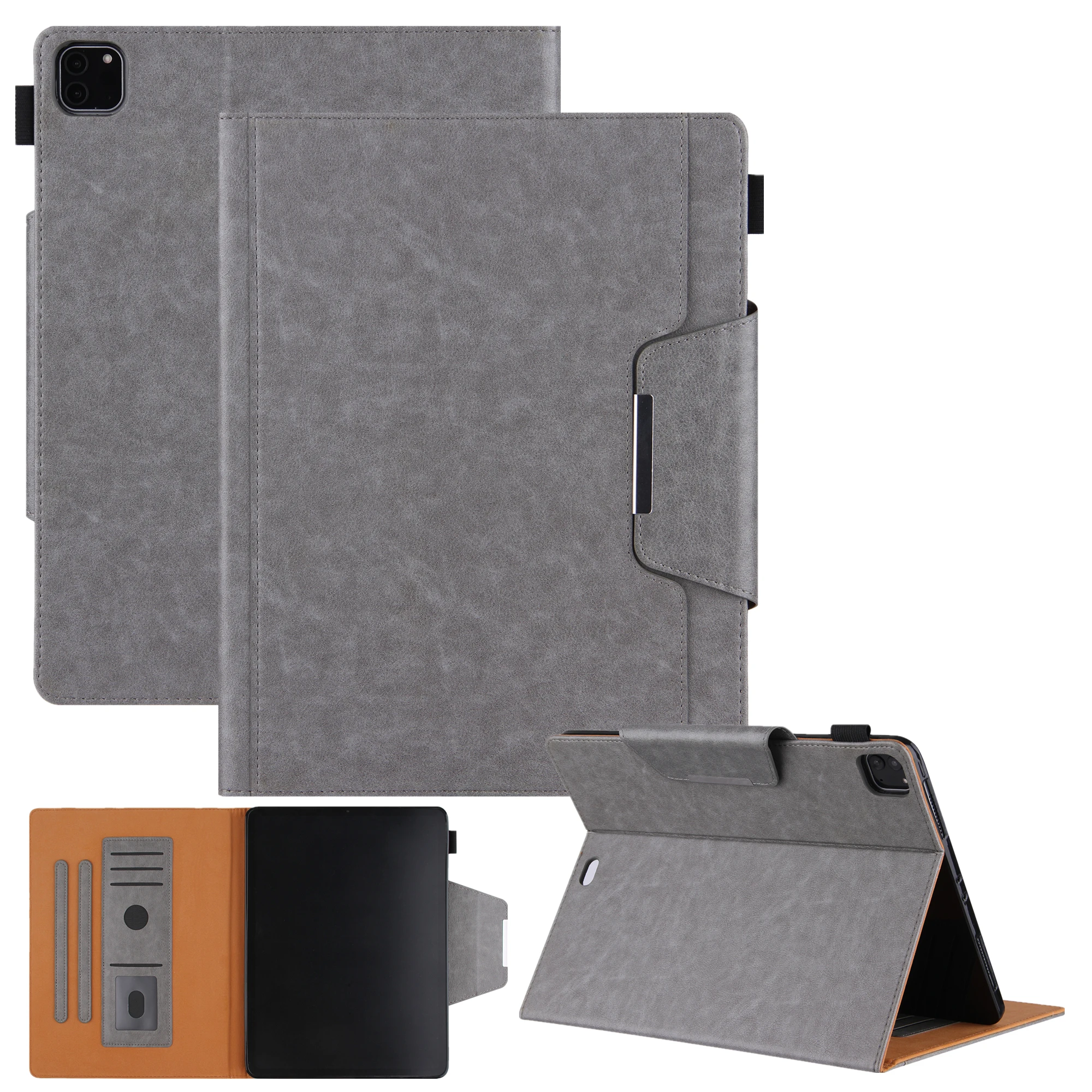 Elegant Leather Glitter Case with Card Slot Cover