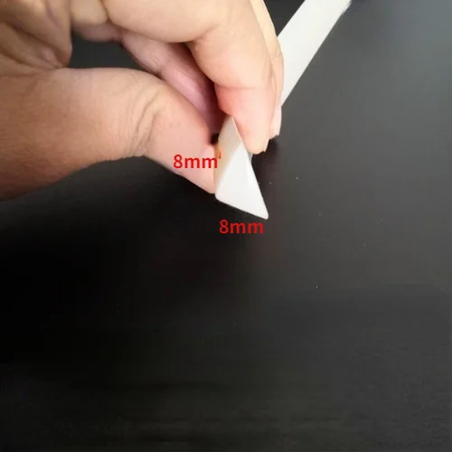 1m Triangle silicone strip solid sealing strip equilateral silicone rubber high temperature resistant silica gel