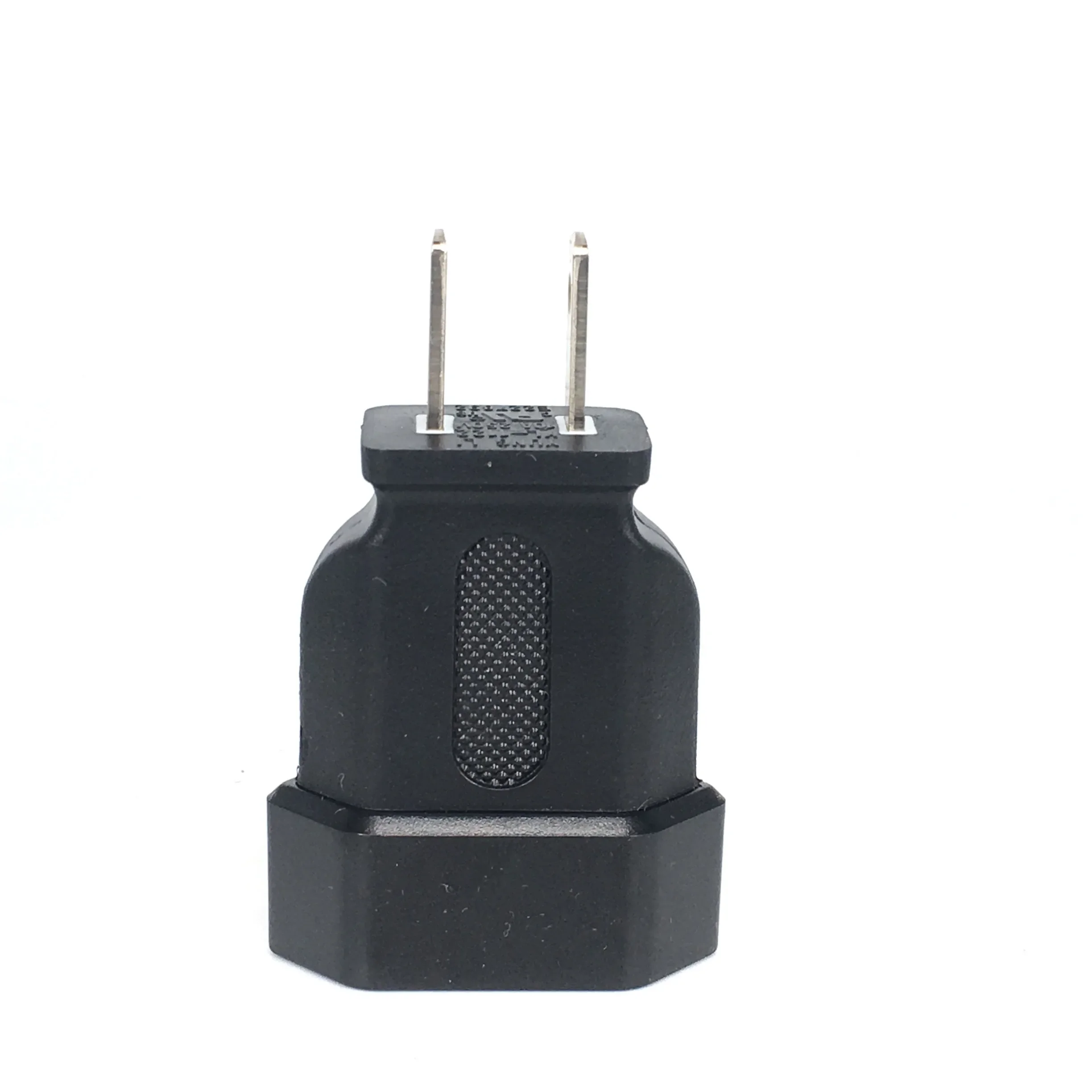 US 2-Flat pins Type A Travel Adpter,AC Power Plug Adapter European CEE7/16 Receptacle to NEMA 1-15P 250V 10A