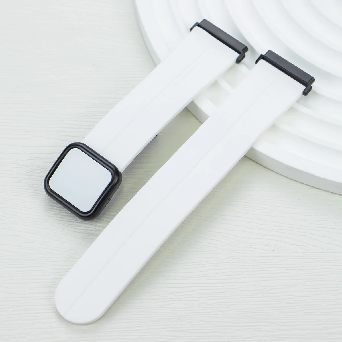Enhanced Magnetic Buckle Silicone Sports Strap