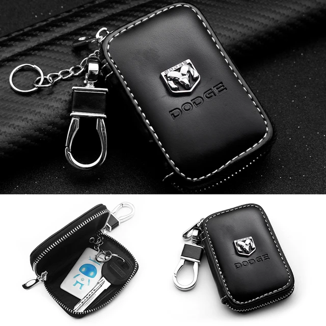 Leather Zipper Car Key Caseleather Key Holder Leather Key 