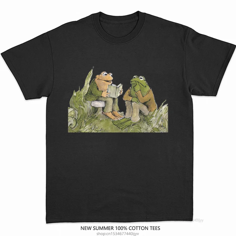 

Frog and Toad Womans T-Shirts 2023 Vintage Classic Casual O-Neck Short Sleeve Fashion Cotton Clothing Simple Y2k Womens Tops