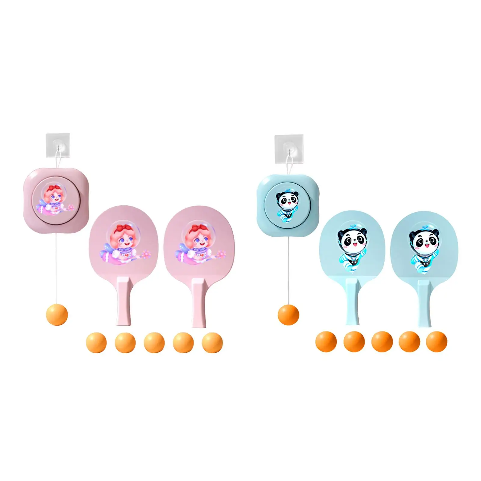 

Набор для настольного тенниса с 2 ракетками и 5 мячиками