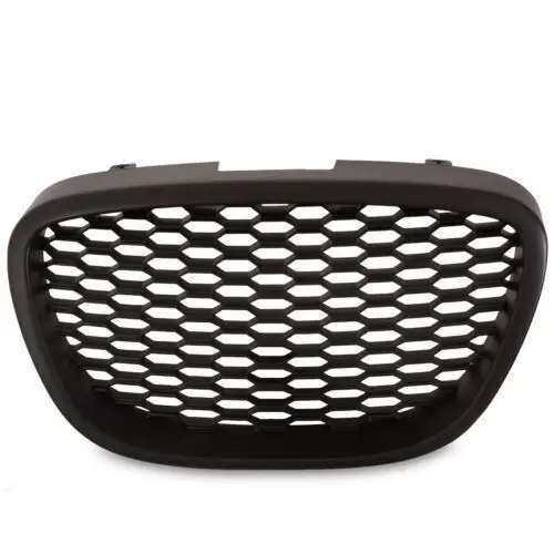 Front Kidney Honeycomb Grille for Seat Leon MK2 1P 2006-2009 Hood Grill Matt Black Replacement Grill Exterior Car accessories