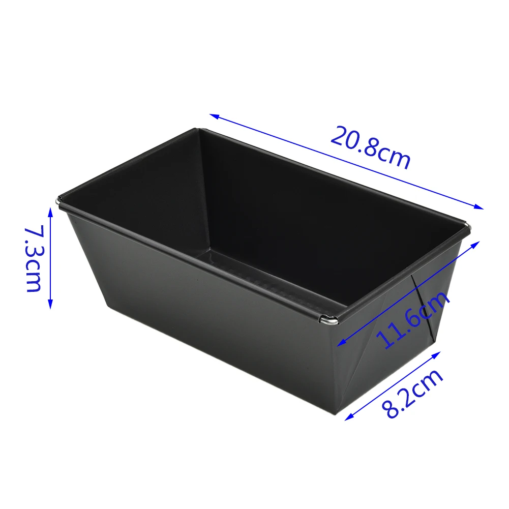 

Carbon Steel 1Baking Mold Home Rectangular Toast Mould Non-stick High Hardness Cake Bread Loaf Pan Tray Bakeware Kitchen Tools