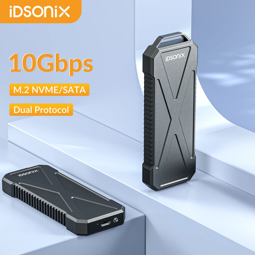SSD-накопитель IDSONIX, два протокола, M2 NVMe SATA, 10 Гбит/с