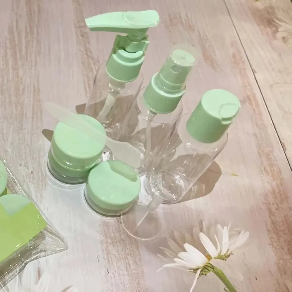 6 PCS Split Bottle Set Cosmetics Lotion Shampoo Bath Gel Toothpaste Travel Portable Waterproof Seal Travel Supplies