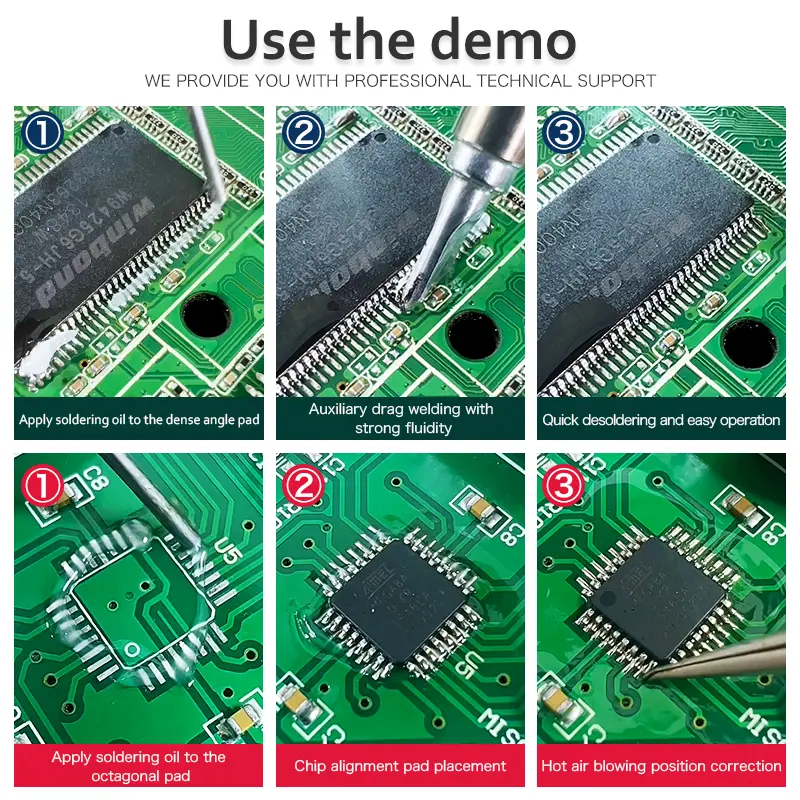 Olk SMD Flux Pcb Repair Soldering Flux No-Clean Solder Paste Welding Advanced Oil Flux For Welding Grease 10cc Soldering Repair - Image 6