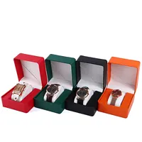 Coffret cadeau de montre unique avec oreiller, présentoir de montre-bracelet en cuir PU, organisateur pour hommes 6