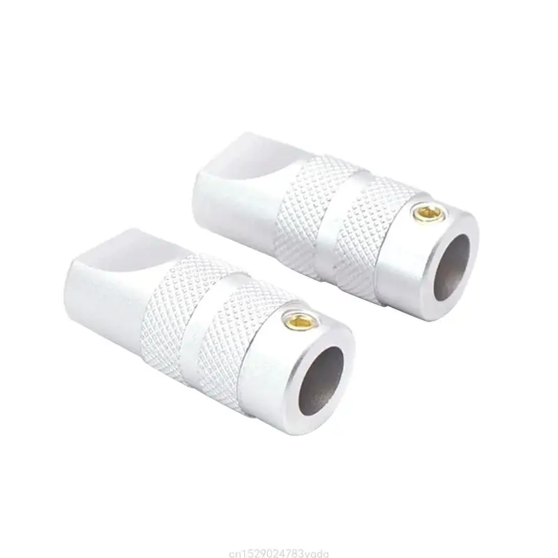 USB C 유형 C 케이스 데이터 케이블 충전기 와이어 플러그 금속 쉘 DIY 액세서리 용 2x0.6cm 블랙 화이트 하우징 H7EC