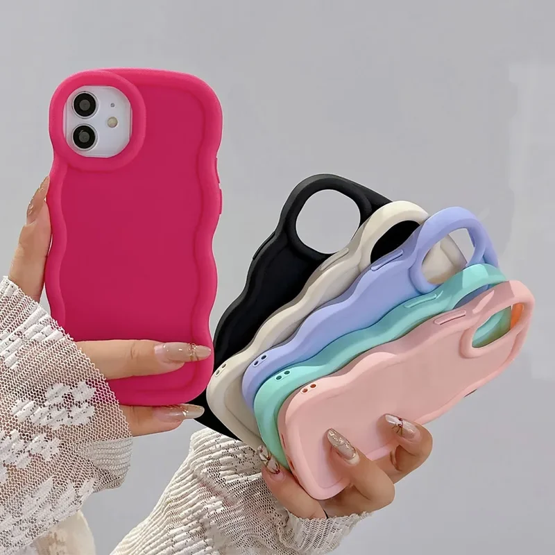 Candy Color Silicone Soft Phone Case - Vibrant and Protective Cover