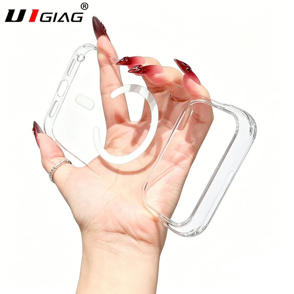 Transparent Frameless PC Case with Magnetic Hard Cover and Borderless Shell
