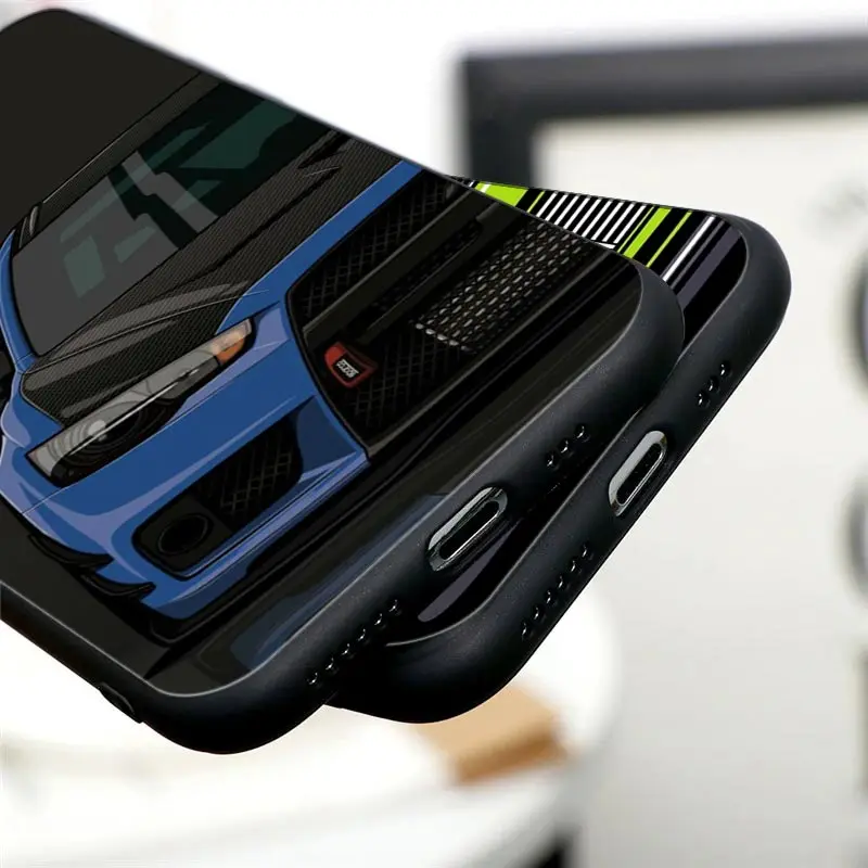 Japanese JDM Tokyo Sports Car Anime Silicone Phone Case Cover