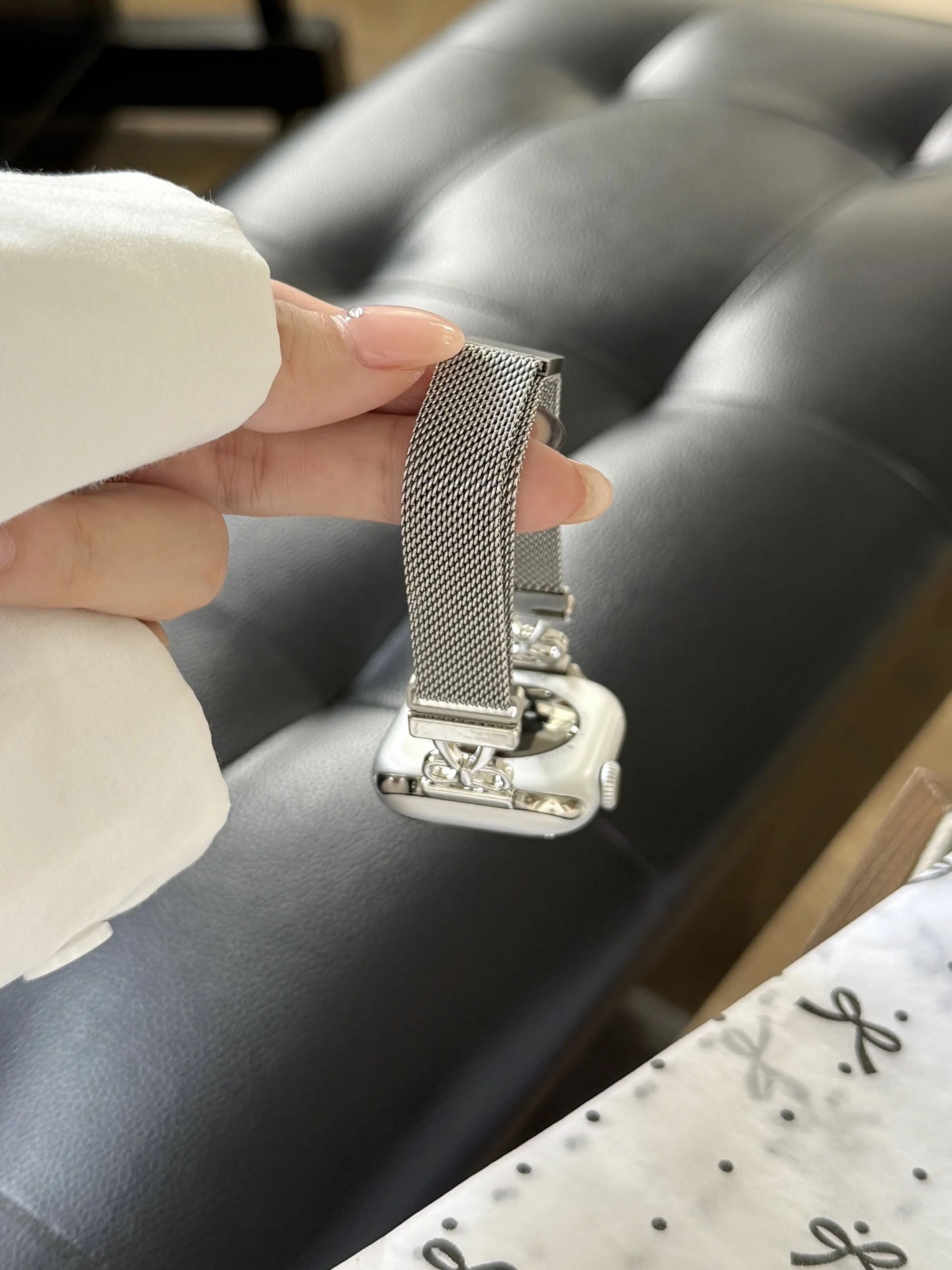 Elegant Butterfly Milanese Watch Band for Women, Fits Multiple Sizes