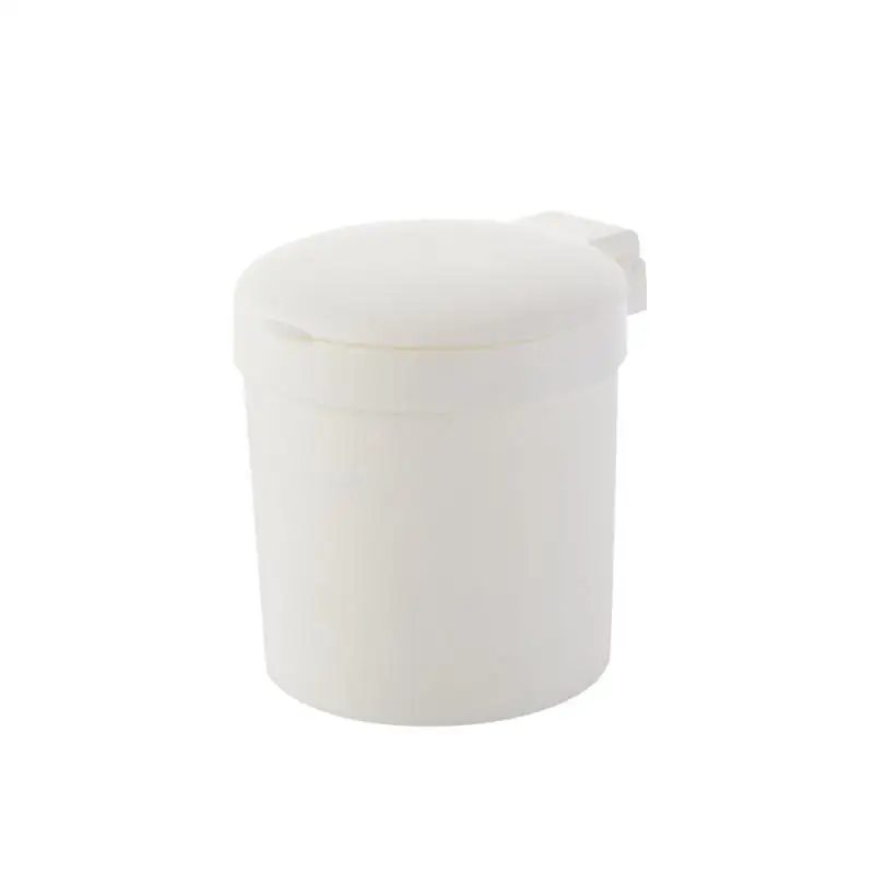 Car Elegant Durable Space-saving Convenient Practical Desktop Garbage Can Car Trash Bin With Flip Cover Desktop Trash Bin Study