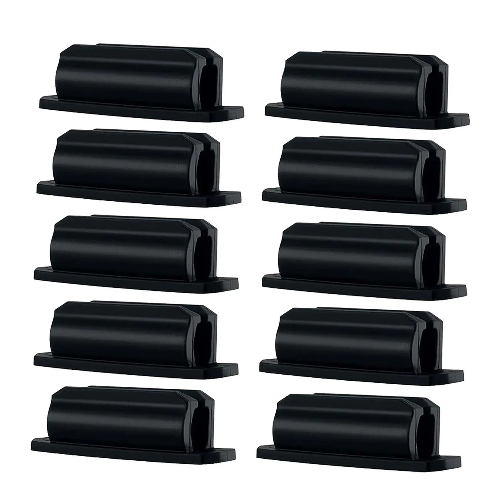 Sticky Silicone Pen Holder for Desk Flexible Pencil Clip for Clipboard Office Computer Bulletin Board Car Clipboards 10Pcs