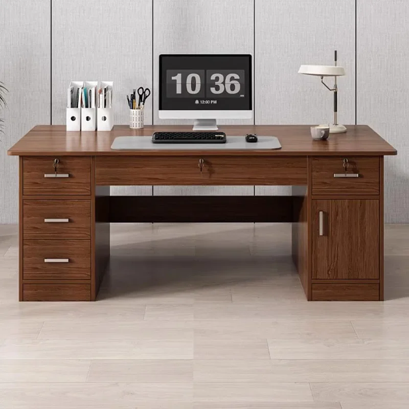 Bureau Corner Office Desk Reception Study Student Makeup Conference Work Office Desk Table Scrivania Ufficio Lavoro Furniture lap organizers computer desk study reception makeup work electric desk setup desktop mesa ordenador meuble bureau furniture