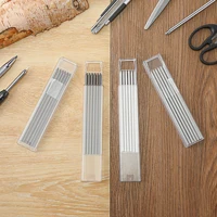 24 Pieces 2.8mm HB Refills for Carpenter Pencil Study Long Lasting Pencil for Mechanical Pencil Woodworking Construction Black 2