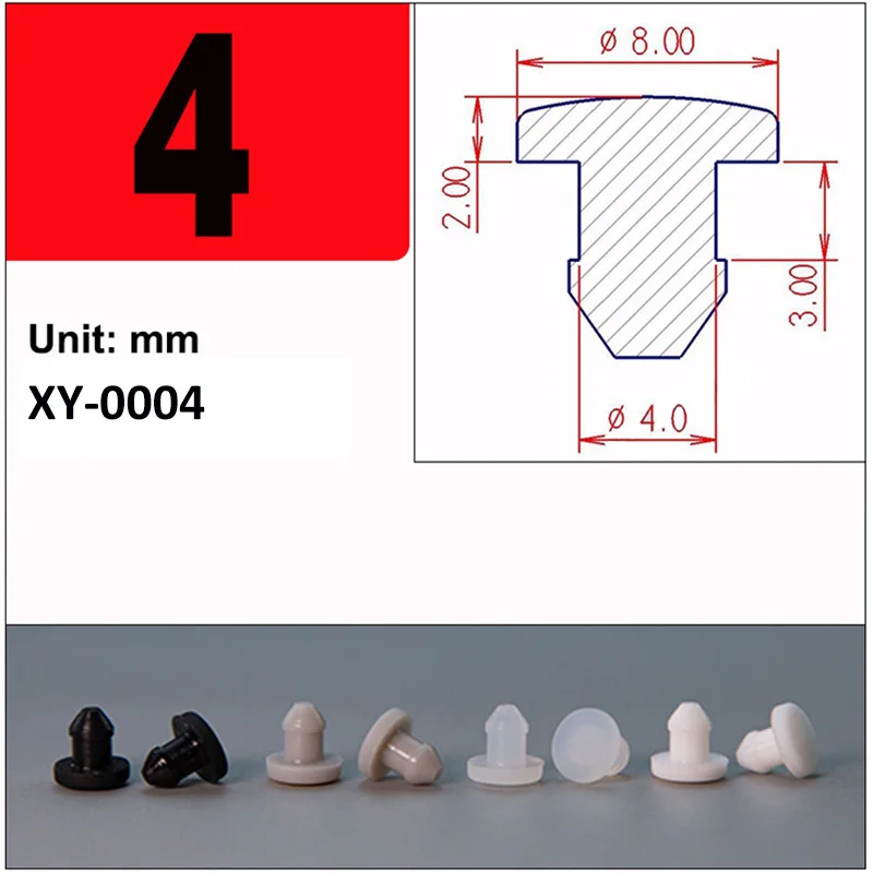 Versatile Silicone Rubber Caps - T-Type Plug Covers & End Stoppers in Multiple Sizes and Colors