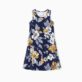 Floral Sleeveless Girls Dress 1