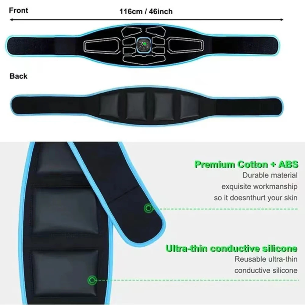 Abdominal Toning Belt Electric Muscle Stimulation 3