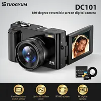 STUOGYUM 4K Vlogging Camera,48MP Digital Camera For Photography With Autofocus 3.0 Inch Touch Screen,180 Degree Flip Screen