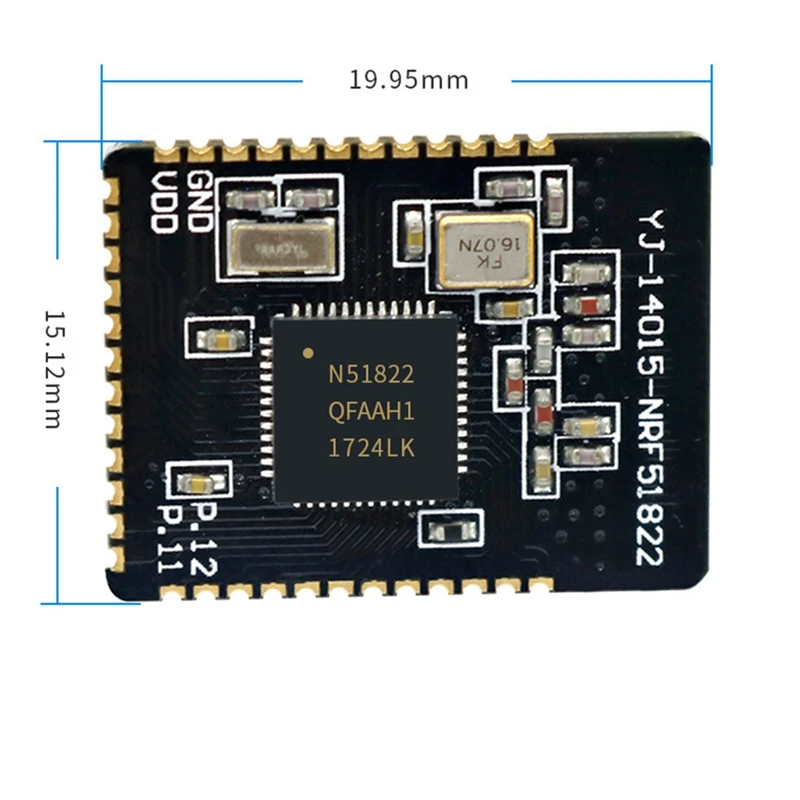 NRF51822 Core51822 BLE 4.0 블루투스 2.4G 무선 모듈 안테나 보드, ULP SPI I2C UART 인터페이스, NRF24L 시리즈