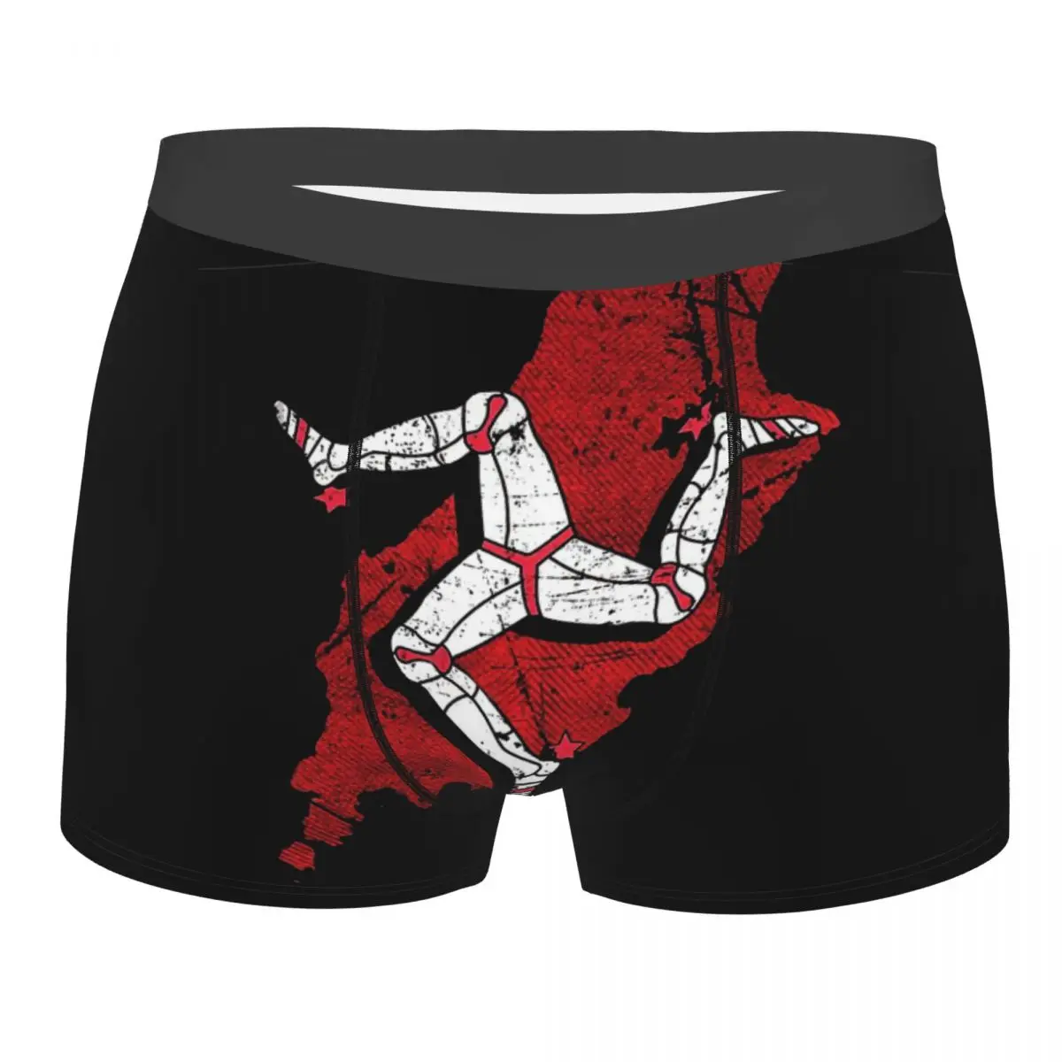 

Isle Of Man TT Races National Flag Underpants Cotton Panties Man Underwear Ventilate Shorts Boxer Briefs