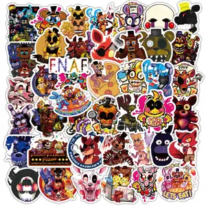 50pc Scary FNAF Five Nights at Freddy's Halloween Laptop Wall Decal Sticker  Pac