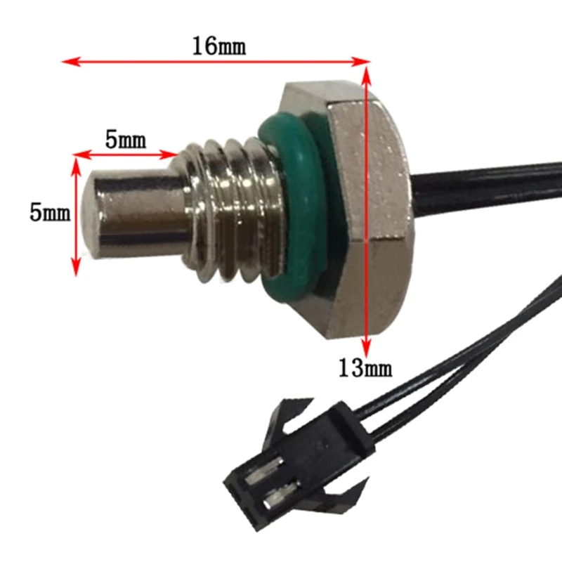 NTC Thermistor Temperature Sensor M8 Thread Probe Cable Water Heater Series