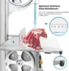 1500W Electric Bone Saw Machine, 20'' X 15'' Stainless Steel Countertop Meat Band Saw Machine, 0.04-7.8In Cutting Thickness 3