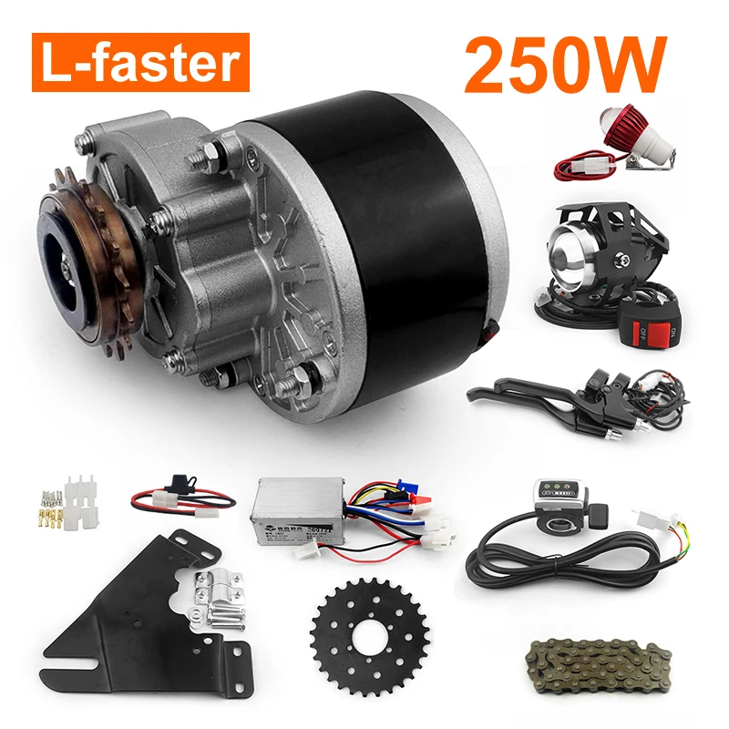 L faster 250w Electric Bicycle Left Side Drive Conversion Kit Thumb