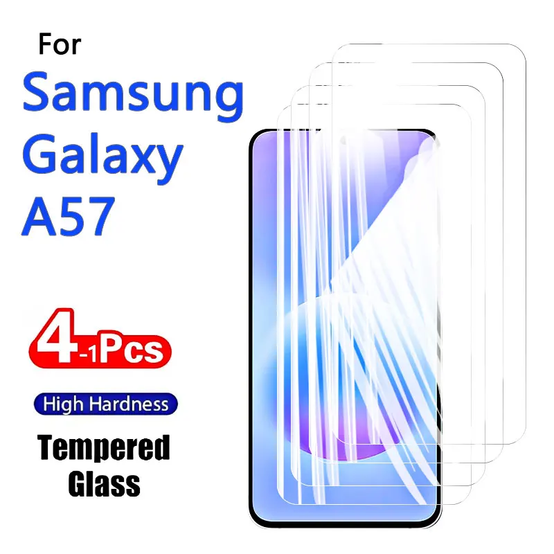Premium Tempered Glass Screen Protectors - High Aluminum, Anti-Scratch, Case-Friendly, Fingerprint Resistant (1-4 Pack)