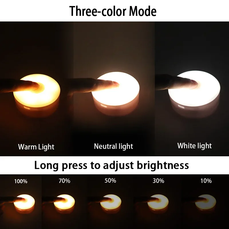 Description Picture 5 of itemSmart Kitchen Lights USB Rechargeable LED Night Light Stepless Dimming Cabinet Lamp Lighting for Kitchen Closet with Magnetic