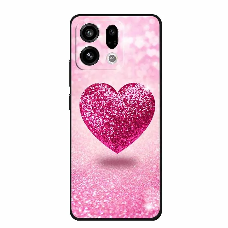 Sleek Black Silicone Soft Back Phone Case