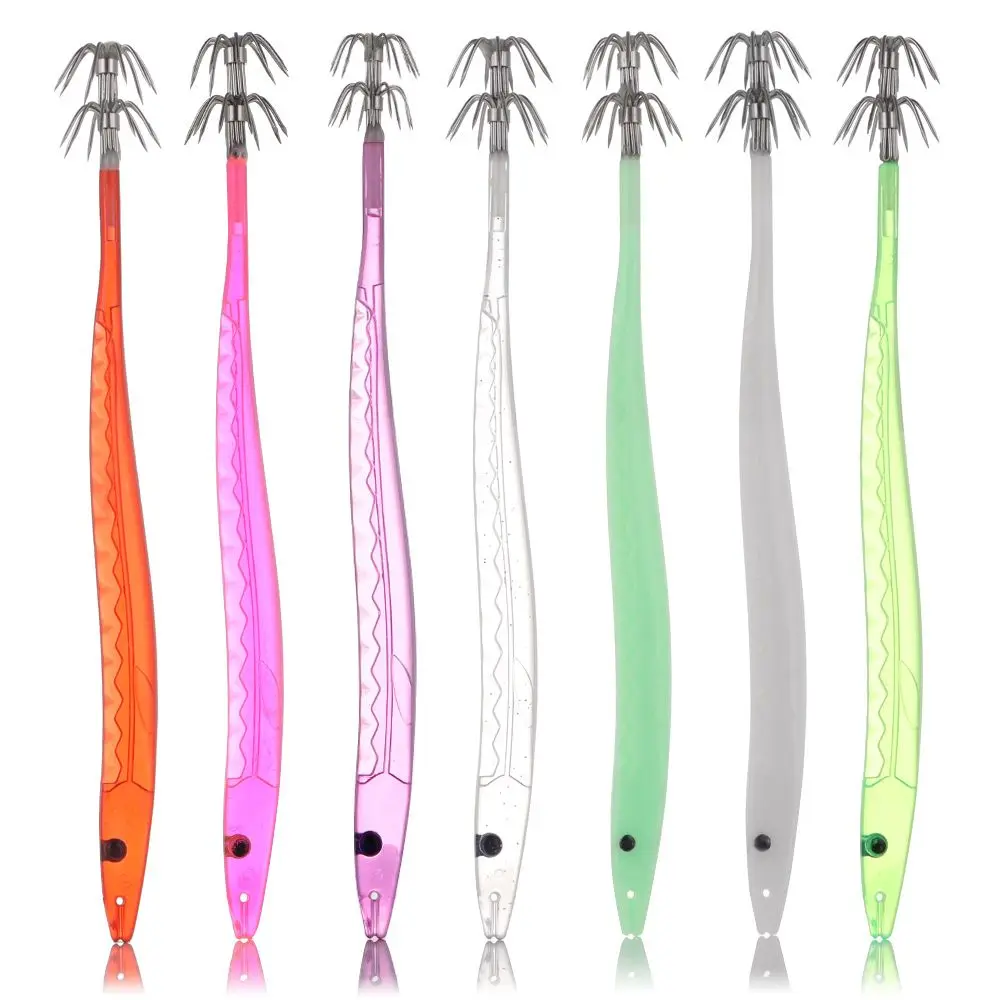 Durable Fishing Tackle Cuttlefish Hook Umbrella Hook Artificial Bait Squid Bait Fishing Lure