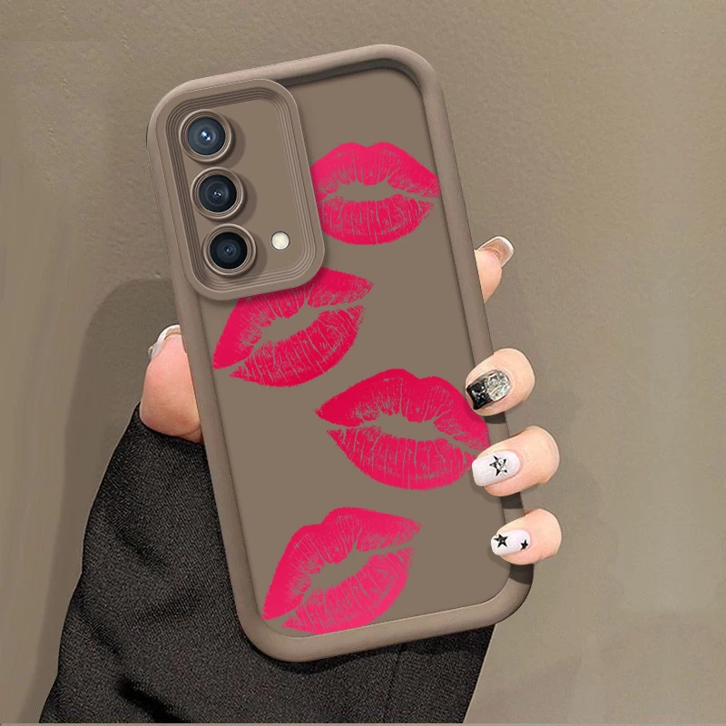 Labbra Sexy Per Reno X5 X3 10 8T 7Z 6 5 Pro Plus Pro 4G 5G Eye Ladder Custodia Per Telefono