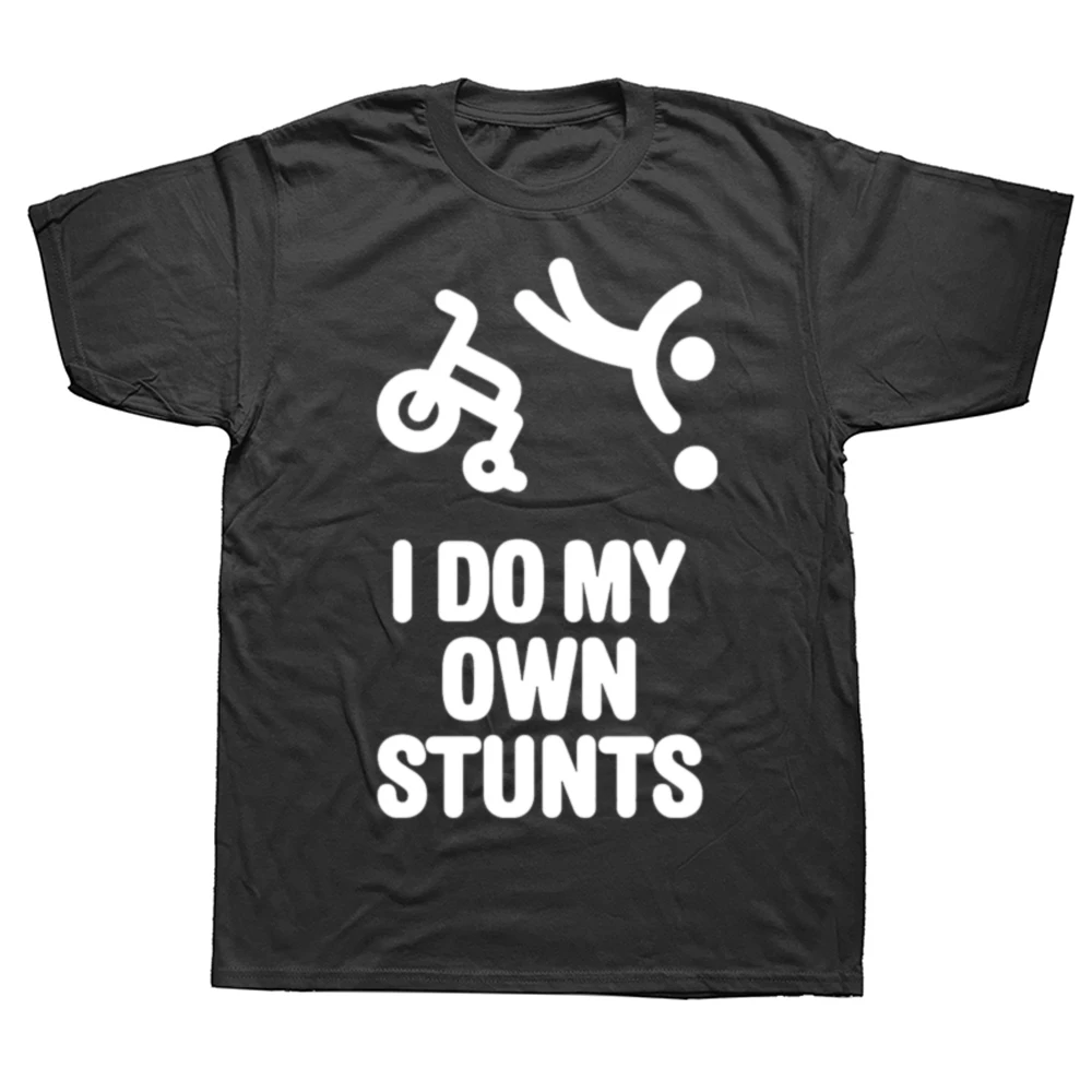 I Do My Own Stunts Lustige Rollstuhl-Basketball-T-Shirts für Männer und Frauen, modisches, lässiges T-Shirt aus 100 % Baumwolle, lockeres, übergroßes T-Shirt