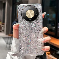 Glitter Bling Luxury Phone Case for Women and Girls - Fashion Gift (Beige)