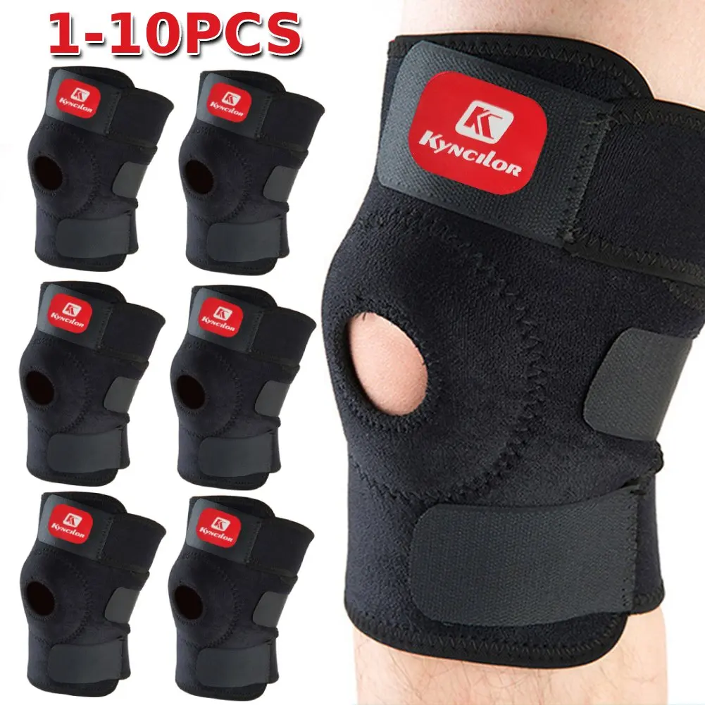 Adjustable Sports Knee Pad Knee Pain Relief Patella Stabilizer Brace Support for Hiking Soccer Basketball Running Sport 1PCS knee pad,knee support,knee brace,knee wraps