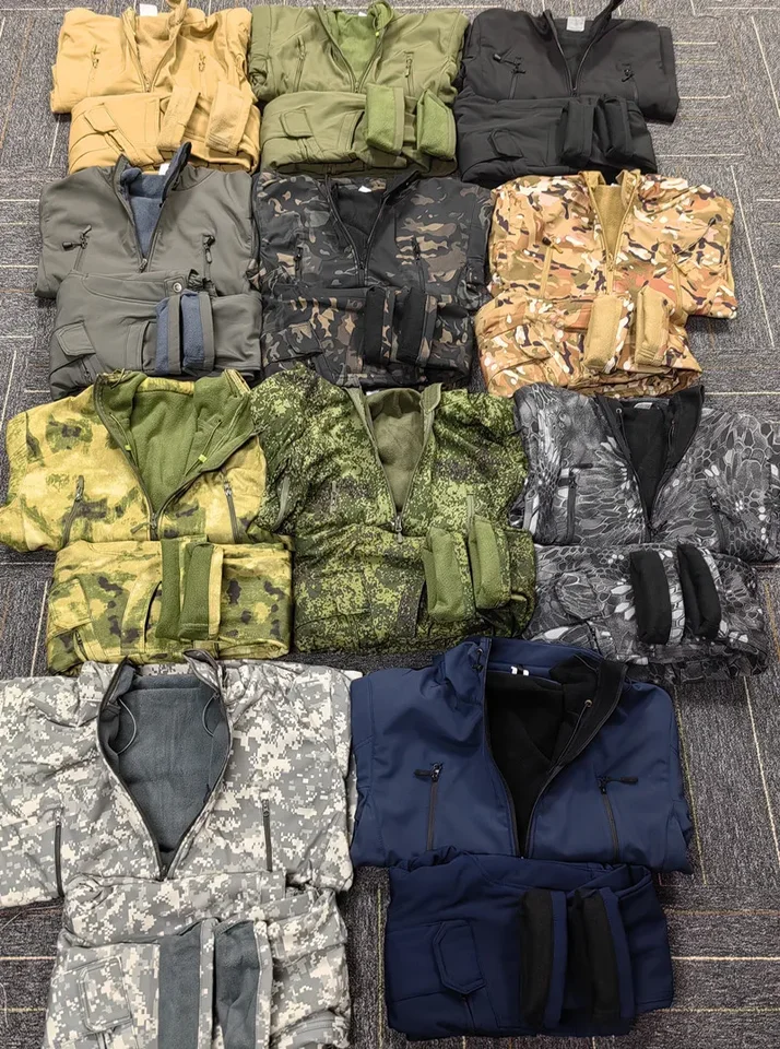 5XL 複数の色厚みのあるソフトシェル冬作業シャークスキンストーム