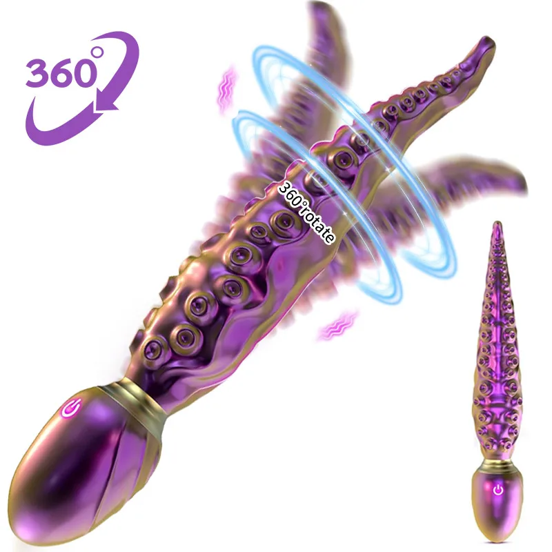 Thrusting Anal Beads Prostate Massager Anal Vibrator Toys Butt Plug Trainer Vibrating Thrusting Sex Toys for Men Women Adult — view 6