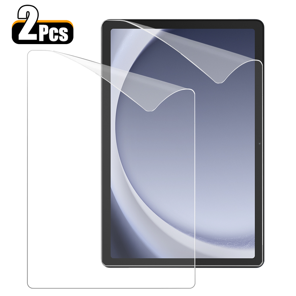 2pcs Pet Screen Protector For SamsungÂ GalaxyÂ TabÂ S7Â FeÂ S9Â FeÂ A9Â PlusÂ S6Â LiteÂ S7Â S8Â S9Â A8Â Plus Protective Clear Film No Glass