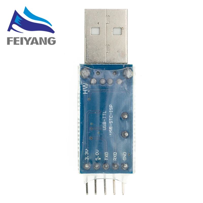 SAMIROB PL2303HX USB zu RS232 TTL Konverter Adapter Modul/USB TTL Konverter UART Modul CH340G Modul 3,3 V 5 V Schalter – Detail 4