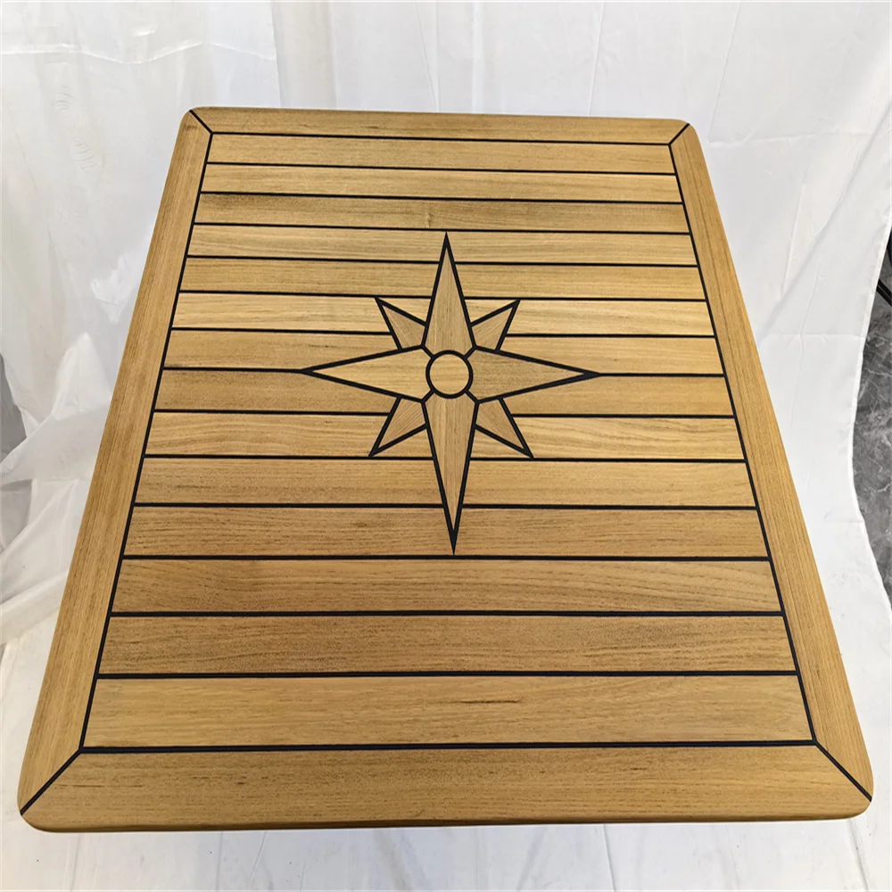 Boat Square Teak Table Top 650x650/800x800mm 25.6x25.6/31.5x31.5 Inch Marine RV