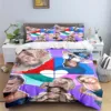 3PCS Europe Star Group K-k4os Bedding Set Single Twin Full King Size Musical Genius Bed Linen Adults Teens Bedroom Gift 5