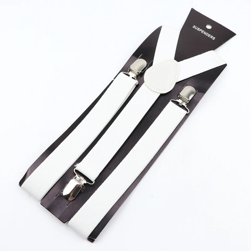 Elegant Elastic Leather Suspenders - Adjustable Straps