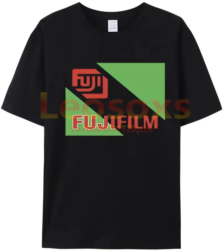 

Summer men's Fujifilm printed T-shirt, high quality 100% cotton short-sleeved, fashionable and loose-fitting item for women